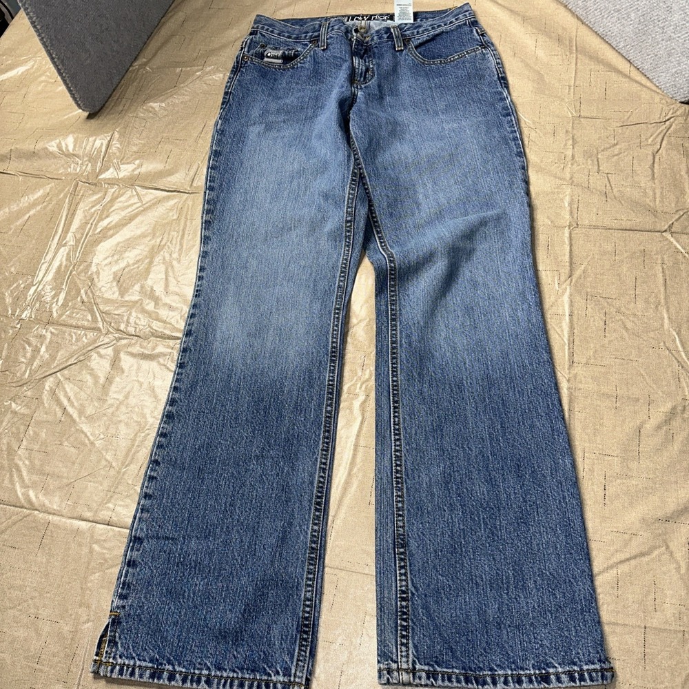 Cruel Girl Women's 9 Reg Relaxed Fit Low Rise Blue Denim Jeans